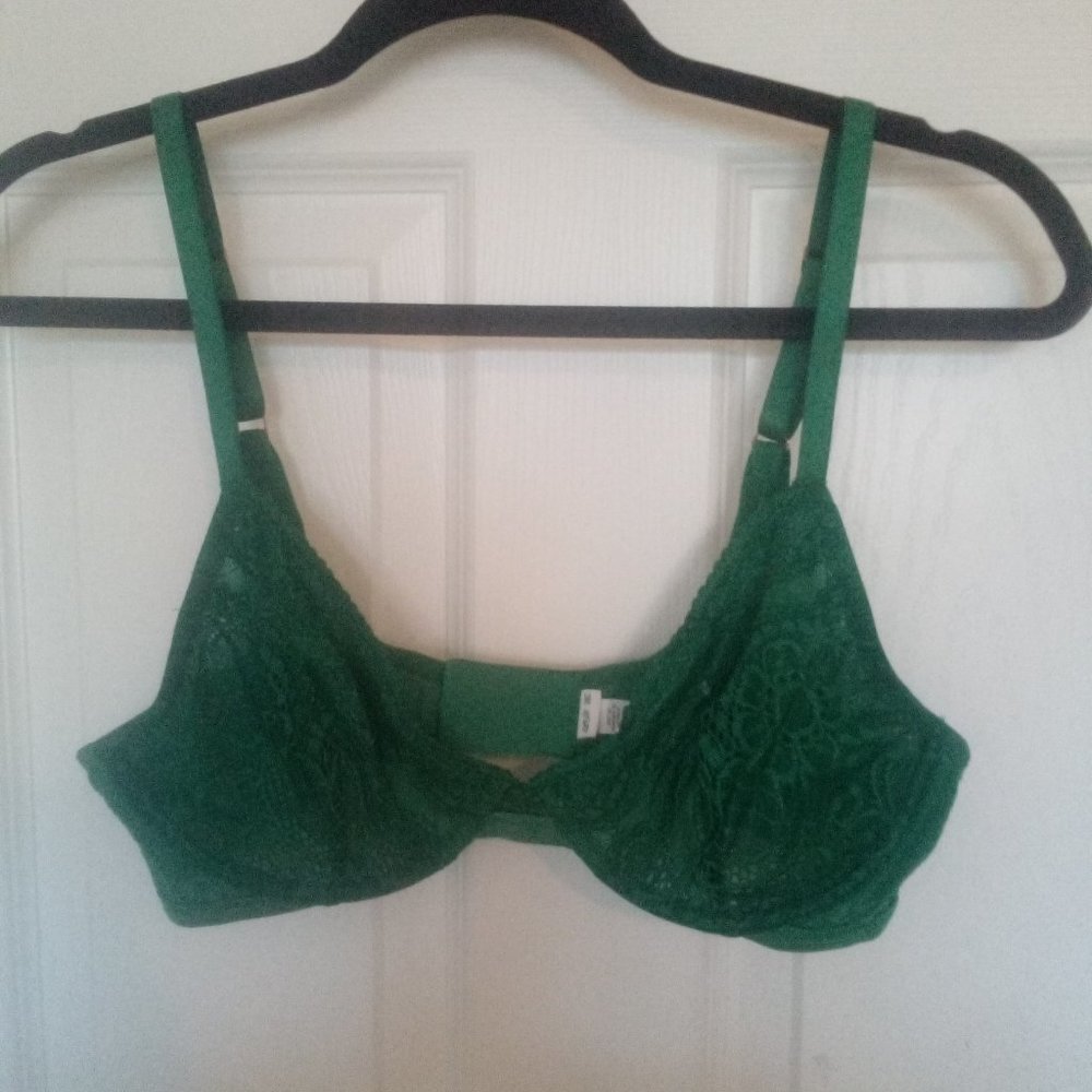 GREEN BRA 36C